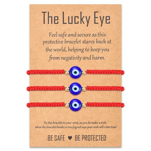 Red String Evil Eye Bracelet Protection Good Luck Valentines Gift Men Women  USA