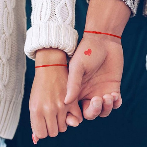 Seyaa Red String Bracelet 7 Knots Kabbalah Protection